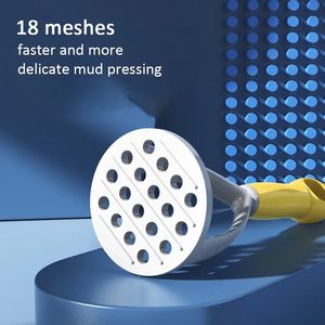 Petit presse-purée manuel portable pour pommes de terre, ail, fruits et légumes avec poignée - Product Image 5