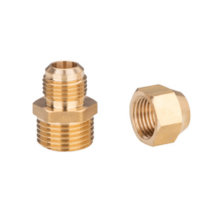 Conector macho de cobre ensanchado Huihong, 1/2 3/4, 6 puntos, accesorio recto para tubería de cobre para aire, agua y aceite - Product Image 3