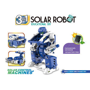 Kit Robotico DIY 3 in 1 a Energia Solare, Giocattolo Educativo STEM per Bambini - Product Image 3