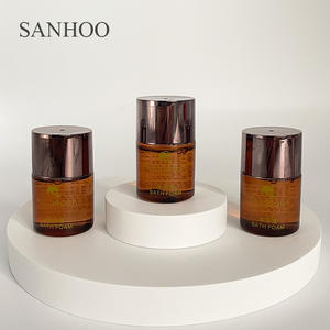SANHOOO Custom Hotel Guest Commodités Shampooing <span class=keywords><strong>Kit</strong></span> d'hygiène jetable Fournitures 5 étoiles Articles de toilette personnalisés pour hôtels - Product Image 5