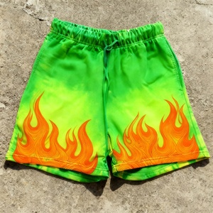 Custom Loose Casual Men's <b>Shorts</b> Design Cotton Streetwear Acid-washed Pattern Printed Heavyweight Sports Oversized <b>Shorts</b> Men - Product Image 3
