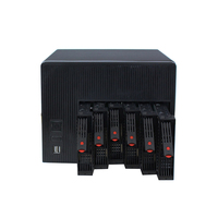 Serveur de stockage NAS 6 baies avec carte mère MINI ITX B360, alimentation Flex 1U 300W