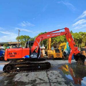 รถขุด ZX120 HITACHI มือสองพร้อมแผ่นรองรางอเนกประสงค์ส่วนประกอบหลักได้แก่มอเตอร์กระปุกเกียร์ปั๊มเกียร์ปั๊มเกียร์แบริ่ง - Product Image 2