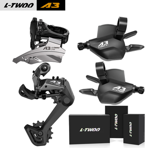 Nuevo Kit de Transmisión para Bicicleta de Montaña A3, Versión <span class=keywords><strong>3x8</strong></span>/2x8 Velocidades, <span class=keywords><strong>Desviador</strong></span> <span class=keywords><strong>Delantero</strong></span>/Trasero con Palanca de Dedo, 24 Velocidades - Product Image 1