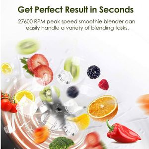 Cafulong mixi-batidora eléctrica profesional pequeña y portátil, mezclador de hielo, botella de viaje, exprimidor de frutas, licuadora - Product Image 3