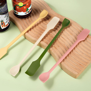 Ensemble de spatules en silicone 4 pièces, cuillère de cuisine à double extrémité, outils multifonctions pour fruits et légumes - Product Image 1