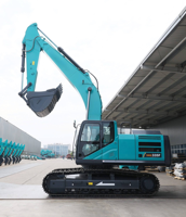 SWE335F 32.8T Excavator Crawler 1.6-1.7m³ untuk Proyek Mesin Pemindahan Tanah