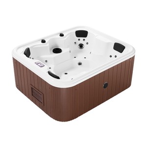 Biệt thự ngoài trời freestanding hiện đại Spa khách sạn bồn tắm hồ bơi lớn nhiệt độ không đổi Whirlpool suối nước nóng ngâm lướt sóng massage - Product Image 4