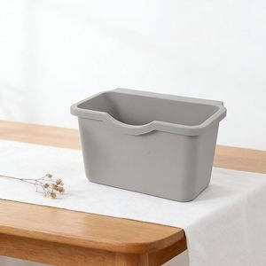 Poubelle suspendue pour armoire de cuisine, panier de rangement mural pour déchets alimentaires et légumes, poubelle de cuisine pratique en plastique - Product Image 5