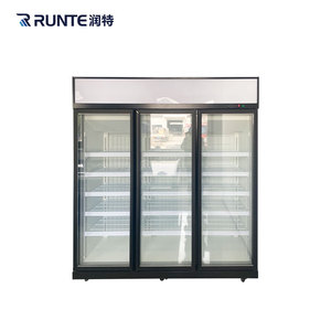 Refrigerador Comercial para Bebidas con Puerta de Vidrio, Exhibidor de Bebidas para Supermercado, Enfriador de Bebidas de Enfriamiento Rápido RT - Product Image 4