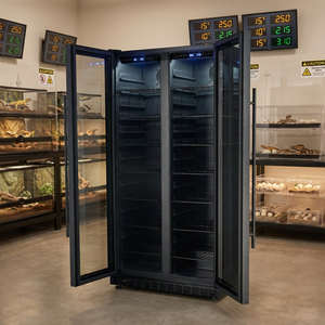 ตู้ฟักไข่สัตว์เลื้อยคลานแบบสองประตู จอแสดงผลดิจิตอล ควบคุมอุณหภูมิคงที่ ความจุ 356 ลิตร สำหรับไข่ 1000 ฟอง ปลอดภัยสำหรับไข่งูและไข่จิ้งจก - Product Image 1