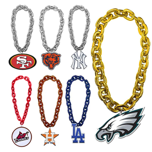 Kunden spezifische Sport mannschaften 3d Logo EVA Floating Foam Großes Logo Große Medaille Anhänger Fan Chain Foam EVA Halskette Anhänger - Product Image 1