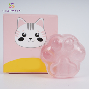 Succsion Body Cleansing <span class=keywords><strong>Savon</strong></span> pour animaux de compagnie au parfum de pêche de bonne qualité en forme de patte de <span class=keywords><strong>chat</strong></span> mignon - Product Image 3