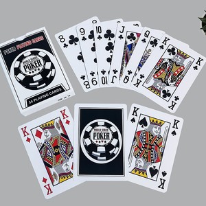 ไพ่โป๊กเกอร์เวิลด์ซีรีส์ 54 ใบ พลาสติกกันน้ำ แบบพกพา สำหรับเกมไพ่ - Product Image 1