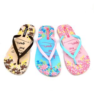 Sandales de plage personnalisées avec logo de marque pour femmes, imprimé lotus, légères, durables, tongs d'été OEM ODM - Product Image 2