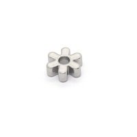 Perles de tamisage pour matcha en acier inoxydable 316, épaisseur 5 mm, découpées au laser, formes variées, pour tamis à poudre de matcha, vente en gros