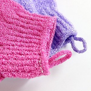 Двусторонние перчатки для отшелушивания тела, массажные перчатки для красоты, спа, перчатки для купания, отшелушивающие перчатки для душа - Product Image 6