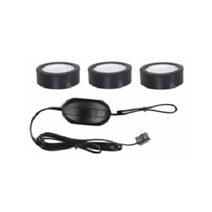 Luces LED tipo disco de 11W para debajo del gabinete, luces LED para gabinetes de 110V, paquete de 3 luces LED tipo disco, luces LED para gabinetes - Product Image 2