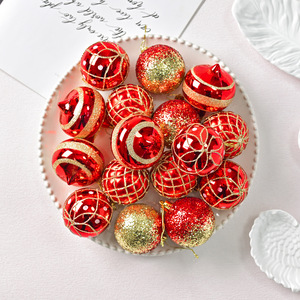 Bolas de Navidad de plástico de alta calidad 2025, bolas decorativas impermeables, suministro de fábrica con precio atractivo - Product Image 3
