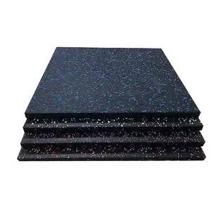 Fitness Exercise Equipment EPDM Rubber Flooring Tiles Protective Flooring Mat For Gym