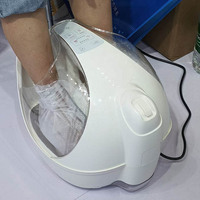 Incroyable Appareil de Soin des Pieds Anti-âge à Lumière Rouge, Capsule Spatiale en Plastique, Dispositif de Beauté Intelligent pour la Régénération des Pieds, Salon de Manucure