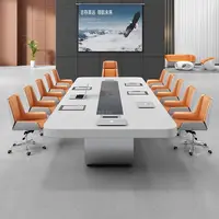 Лидер продаж, коммерческая офисная мебель, современный роскошный деревянный стол для конференц-зала, стол для конференц-зала на 8/10 человек
