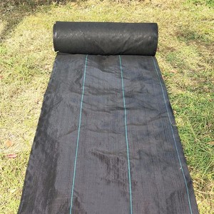 Filet plastique agricole pour serre de jardin, toile de paillage noire en tissu pour le contrôle des adventices, couverture de sol en PP/PE, service de découpe - Product Image 6