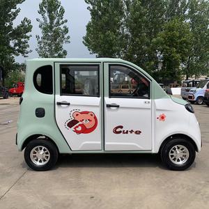 Ventes Directes Usine <span class=keywords><strong>Mini</strong></span> Voiture Électrique Quatre <span class=keywords><strong>Roues</strong></span> Sièges en Cuir Monomoteur Véhicule Électrique Économique Fabriqué en Chine Batterie au Plomb - Product Image 2