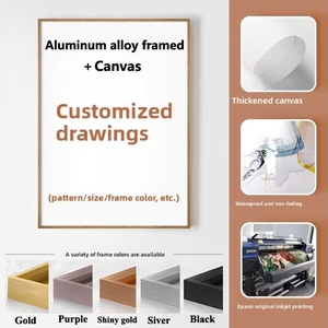 HAOWAI OEM/ODM coches personalizados lienzo impresión para habitación de niños nombre personalizado coches decoración pared arte póster pintura chico - Product Image 5