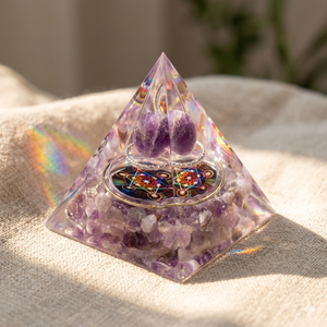 60 Estilos, Pirámide de Orgón de Cristal Natural de 6CM, Resina Energética para Sanación de Chakras, Meditación, Reiki, Decoración Espiritual para el Hogar, Regalo - Product Image 1
