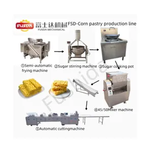 FSD-Máquina para hacer granos/línea de producción de pastelería de maíz/máquina para hacer maíz/