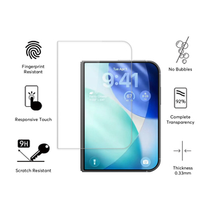 Protector de Pantalla de Vidrio Templado a Prueba de Agua para Teléfono Móvil, Cobertura Total HD Personalizada para iPhone <span class=keywords><strong>Duo</strong></span> - Product Image 2