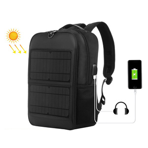 Sac à dos solaire haute efficacité 14W, sac à dos souple TYB-08 grande capacité avec chargement USB - Product Image 5