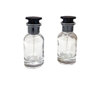 Flacon de parfum en verre coloré de 30 ml avec vaporisateur à pression pour brume fine, conteneur vide transparent pour échantillons de voyage - Product Image 5
