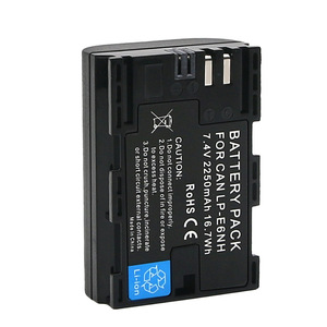 แบตเตอรี่ LP-E6NH 2250mAh สำหรับกล้อง EOS 5D4 80D 5D3 70D DSLR ได้รับการรับรองมาตรฐาน CE RoHS มีสินค้าในสต็อก รับประกัน 12 เดือน 0-Cycle คุณภาพพรีเมียม - Product Image 4
