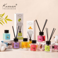 Diffuseur à bâtonnets 50 ml, parfum d'ambiance longue durée, aromathérapie, désodorisant d'intérieur, décoration personnalisée, vente en gros