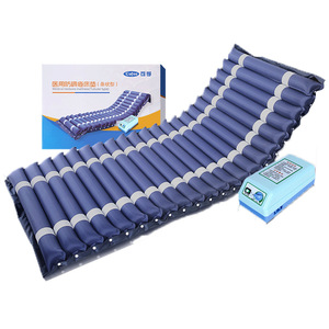 Matelas anti-escarres gonflable Cofoe à rayures, type lit simple, avec pompe, pour soins à domicile, utilisation sur tout le corps - Product Image 3