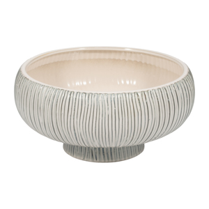 Ciotola Decorativa Rotonda in Ceramica con Finitura Smaltata, Centrotavola per Tavolino da Caffè, Decorazione d'Arredo - Product Image 2