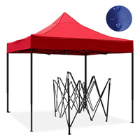 Tente de salon d'exposition extérieure 3x3m personnalisée avec logo publicitaire, imperméable, anti-UV, structure en acier thermolaqué