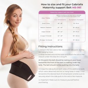 हल्के टिकाऊ न्यूप्रोन नरम सांस लेने वाली गर्भावस्था पेट समर्थन बैंड सुरक्षित गर्भावस्था के लिए मातृत्व कमर समर्थन बेल्ट - Product Image 5