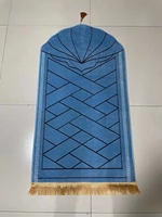 Tapis de prière islamique triangulaire Sallat Musallah, cadeau de l'Aïd, Ramadan, tapis de prière pour enfants et adultes musulmans