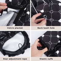 Vêtements de luxe pour chiens en gros 2024, vêtements pour animaux de compagnie personnalisés avec logo, vêtements à motifs, imperméables pour chien