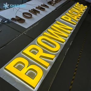 Enseigne LED pour restaurant de sushis, <span class=keywords><strong>lettres</strong></span> 3D lumineuses rouges et halo pour la restauration asiatique - Product Image 6