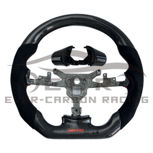 Ever-Carbon Racing ECR Hotsell <span class=keywords><strong>prix</strong></span> usine volant en Fiber de carbone avec Alcantar pour Chevrolet <span class=keywords><strong>Corvette</strong></span> C6 ZR1 direction - Product Image 1
