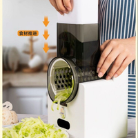 Gadget de cuisine pour fruits et légumes, lame en acier inoxydable remplaçable, trancheur de pommes de terre, râpe à fromage, outil électrique pour légumes