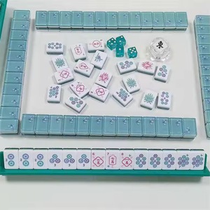 Jeu de Mahjong Américain Professionnel 160 Tuiles - Galaxie Papillon, Tuiles à 3 Couches, Portable pour Jeux de Mahjong et de Cartes de <span class=keywords><strong>Poker</strong></span> 2026 - Product Image 4