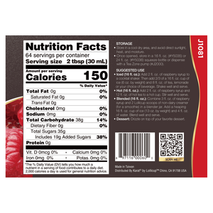 Sirop à la framboise de qualité supérieure, sirop à la framboise de haute qualité pour les boissons à bulles - Product Image 6