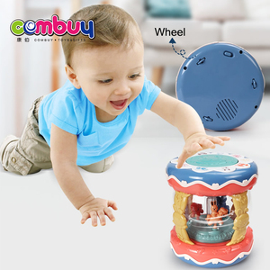 Carosello Musicale Luminoso Colorato Giocattolo Educativo per Bambini Tamburo a Mano - Product Image 4