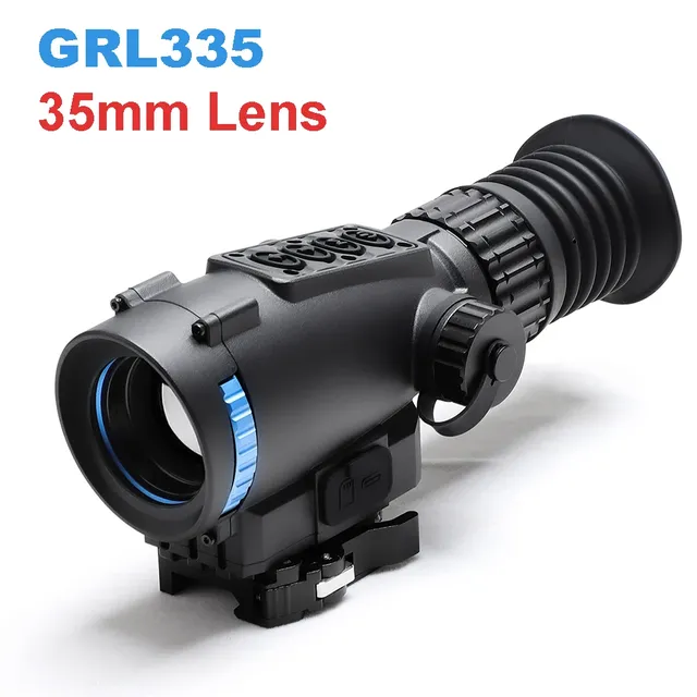 GRL335 Thermal Monocular Scope 384X288 50Hz 35mm Lens NETD 25mK Hunting Thermal Vision Scope with Video Recording WiFi PIP