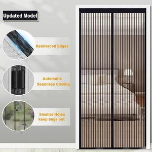 Cortina Magnética Antimosquitos para Puerta, Resistente y con Rayas, para Hogar y Oficina, Venta Directa de Fábrica - Product Image 4